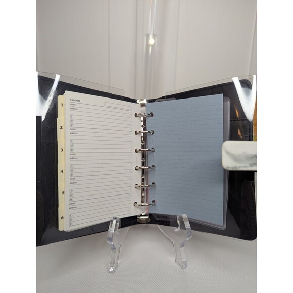 Filofax Pocket Patterns Organizer - Marble, White, Swirl, 2026 - Picture 11 of 14